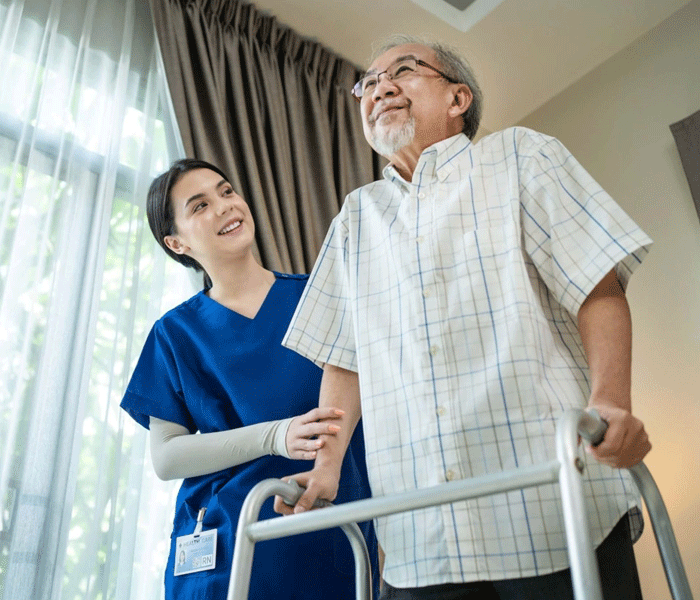 Qualified nursing care at home